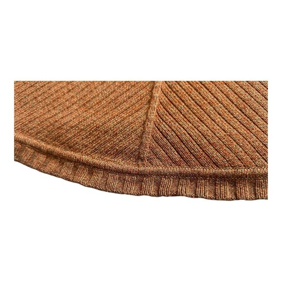 Sigrid Olsen Womens Knit Dark Orage Sleeveless Round V-Neck Tank Top XS Small - Picture 4 of 12